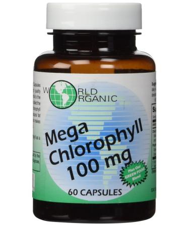World Organic Chlorophyll 60 mg 100 Capsules