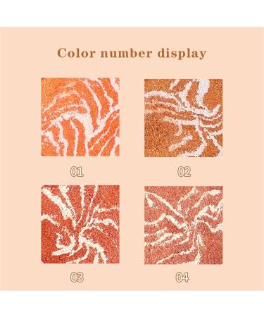 Oil Painting Eye Shadow Pumpkin Earth Pearl Eye Bright Pink Monochromatic Eye Shadow Soft Waxy Texture Eye Makeup - Buy Online on GoSupps.com