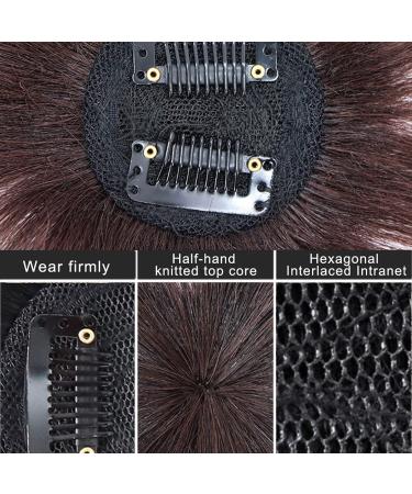 Clip-on Hair Topper Straight Extension | Super-Light Mini-Toupet for Women | Natural Look in White & Black - Buy Online on GoSupps.com