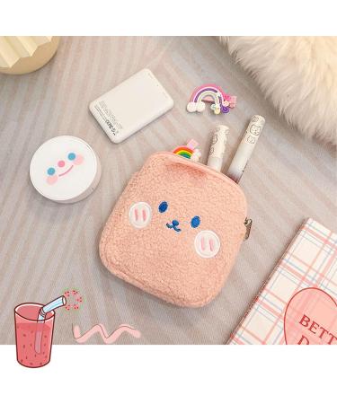 FERCAISH Portable Sanitary Napkin Storage Bag - Cute Zippered Period Pads Holder for Teen Girls & Women (Pink) - Buy Online on GoSupps.com