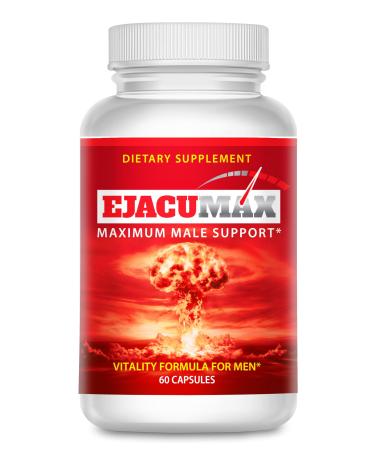 Ejacumax Vitality- Prenatal Vitamins for Men- Fertility Formula - Male Semen Volume Enhancer- High Potency Sperm Count Boosting Formulation- All Natural and Effective- 60 Capsules