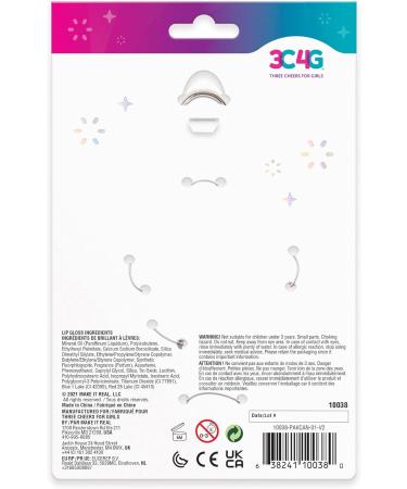 Buy 3C4G Celestial Keychain Lip Gloss - Berry Flavor & Lavender Tint | Shimmery Finish | Ages 8+ | Fast International Shipping - Buy Online on GoSupps.com