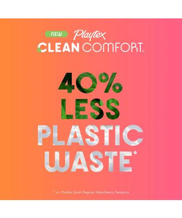 Playtex Clean Comfort Organic Tampons - Super Absorbency - 30ct - Buy Online on GoSupps.com