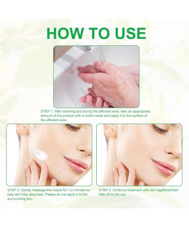 Skin Tag & Wart Remover Cream - Advanced Treatment Formula, Natural Ingredients - 20g - Buy Online on GoSupps.com