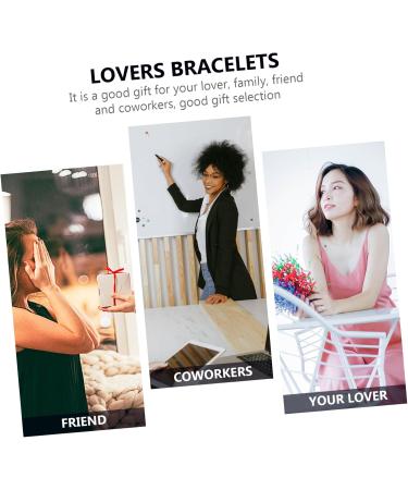 Abaodam 3 Pairs Braided Couple Bracelet Couples Bracelets His and Hers Bracelets Unisex Bracelets Adjustable - Buy Online on GoSupps.com