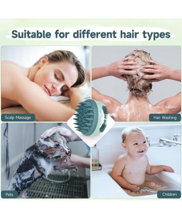 Silicone Scalp Massage Brush for Relaxation & Hair Growth | Dandruff Removal Shampoo Brush - International Shipping Available - Buy Online on GoSupps.com