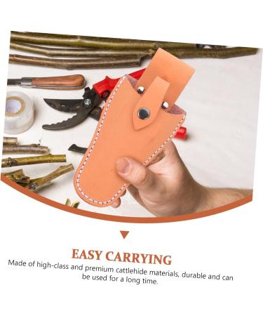Fomiyes 3-St Garden Shear Belt Bag | Premium Leather Sheath for Garden Scissors - Durable & Stylish Pocket Holder - Buy Online on GoSupps.com