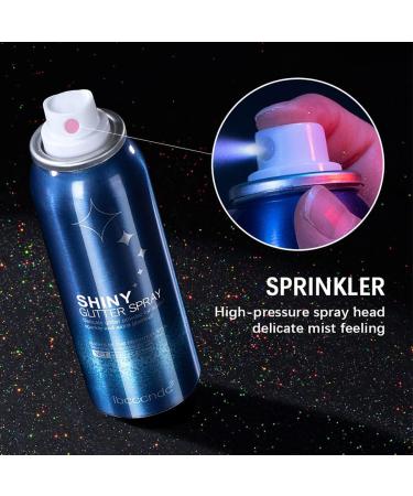 Shimmer Silver Glitter Spray | Hair & Body Glitter Hairspray for Women | Sparkle & Shine International Shipping - Buy Online on GoSupps.com
