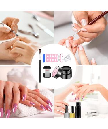 Zankie Repairing Treatment for Broken Nails | 5g Gel Glue Brush Nail Tweezers Protective Repair Gel with File for Girls - Damaged Broken Split Nails - Daily Manicure Care - Buy Online on GoSupps.com