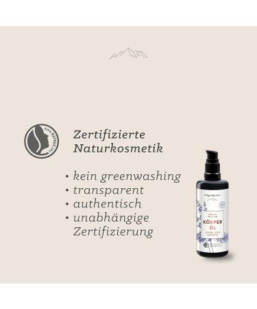 Allg gequelle Bio Body Oil Night Rest | 100% Natural Essential Oils | Lavender Cedar Tangerine | Moisturizing Care Oil with Sesame Jojoba Avocado & Shea - 100ml - Buy Online on GoSupps.com