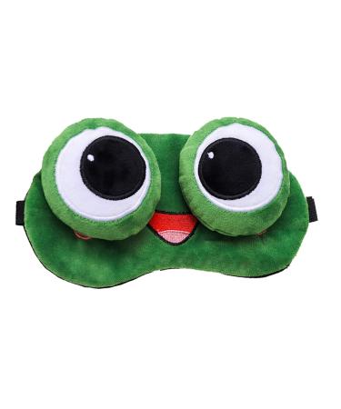 HXINFU 3D Frog Eye Masks for Sleeping Blackout Funny Sleep Mask for Men Frog 2
