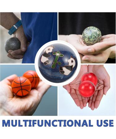 Iplusmile Emaille Baoding Balls - 2 Piece Obsidian Chinese Health Exercise Set with Gift Box | Trigger Point Massage & Handball - Buy Online on GoSupps.com