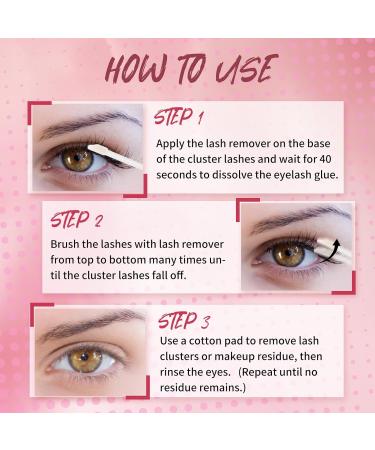 Fadlash Eyelash Glue Remover Cream - Low Irritation for Sensitive Skin | 10ml Eyelash Extension Cleanser - Buy Online on GoSupps.com