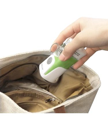 FEELLIFE Inhalation Device - Quiet Portable Inhalator for Children & Adults | Effective for Respiratory Diseases | Includes Music Function & 2 Medical Mugs (Green) - Buy Online on GoSupps.com