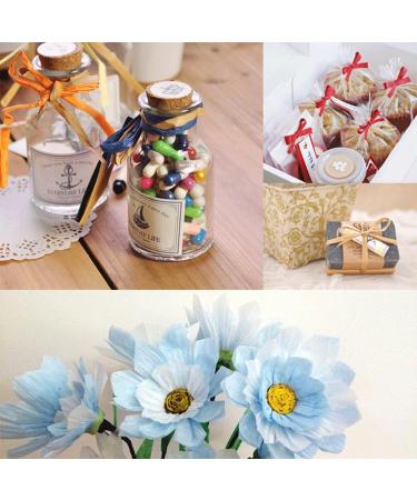 24 Rolls Raffia Ribbon - 788 Feet Natural Paper Twine for Florist Bouquets & Gift Wrapping - 12 Colors - Buy Online on GoSupps.com