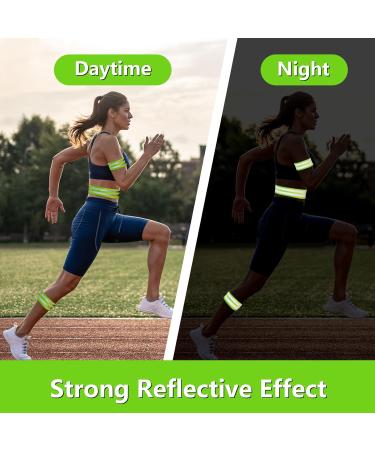 VMUGGA 8-Piece Reflective Tape Set | Elastic Safety Straps & Bracelets for Jogging Cycling & Outdoor Activities - Buy Online on GoSupps.com