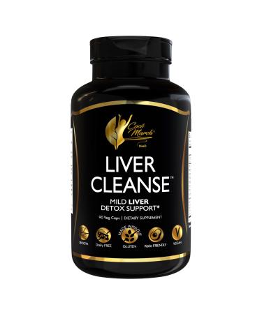 Coc March N.M.D Liver Cleanse Support Supplement Digestive & Gut Health Formula with Real Plant Nutrients Immune Support for Men & Women - Vegan, Gluten Free, Keto Friendly 90 Veg Capsules