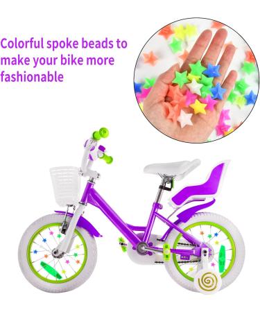 Kateluo 108-Piece Children s Bike Reflective Spoke Pearls & Beads - Colorful Spoke Clickers for Kids' Bike Decoration - Buy Online on GoSupps.com