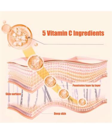 SUDAXIANGGOU Japanese 5in1 VC ToneUp Cream Vitamin C Brightening Concealer Moisturizer Fast Makeup For All Skin Types Instant Glow & Long Lasting Moisturizing3pcs - Buy Online on GoSupps.com