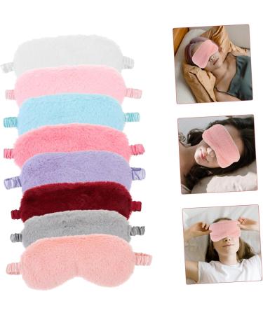 Beaupretty 24 Pcs Plush Eye Mask - Fluffy Travel Sleeping Masks & Comfortable Blindfolds for Kids & Adults - Buy Online on GoSupps.com