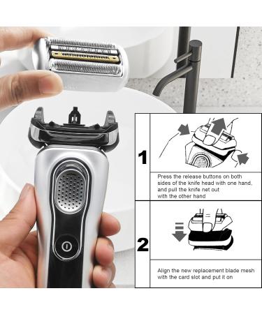 Buy Series 9 Replacement Shaver Parts - Compatible Braun Razor Series 9 Pro Heads for Men (94M/Head) - International Shipping Available - Buy Online on GoSupps.com