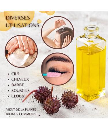  AGROBULL PRODUCTS FOR NATURE Organic Castor Oil 1 Litre | Pure and Natural 100% | For Beard Hair Eyelashes Nails Skin - Buy Online on GoSupps.com