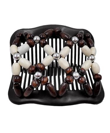 Liujzzj Elastic Pearl Hair Comb & Clips for Girls - Magic Stretchy Hair Accessories - Buy Online on GoSupps.com