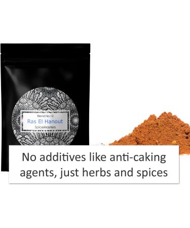 Ras El Hanout Moroccan Spice Mix by Spice Masters - 50g Pack - Authentic Blend for Easy Meals - Free Same Day Dispatch - Buy Online on GoSupps.com