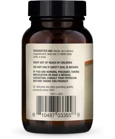 Dr. Mercola Organic Curcumin Extract - 90 Tablets for Natural Health Support - Buy Online on GoSupps.com