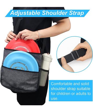 Windspeed Cadet Disc Golf Bag - Waterproof, Portable, 10 Disc Capacity - Pro Starter Bag for Women and Men (Grey) - Buy Online on GoSupps.com