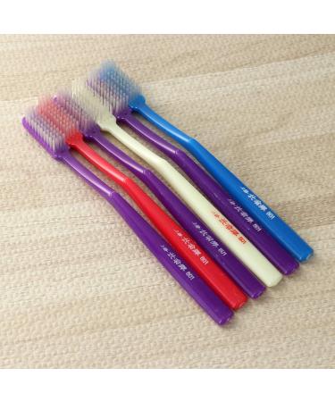 Exceart 12PC Manual Hard Bristle Toothbrush Set for Adults - Travel & Home Teeth Stain Cleaning (Random Color) - Buy Online on GoSupps.com