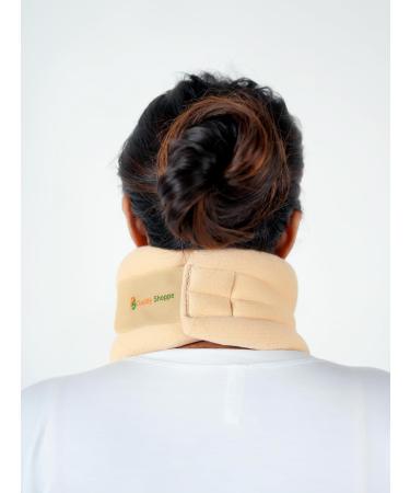 Cervical Collar Neck Brace for Neck Pain Relief | Soft Foam Support Brace (Large) - International Shipping Available - Buy Online on GoSupps.com