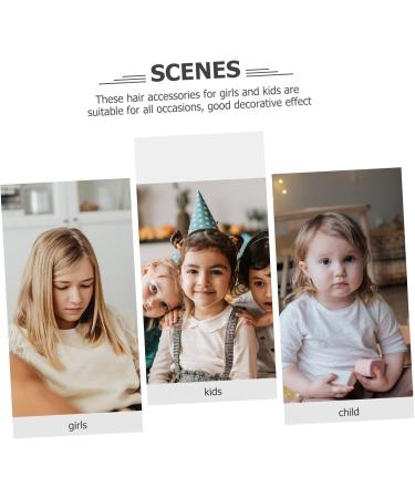 minkissy 4 Sets Girls Hair Clip Flower Hair Pin Toddler Alligator Clips Snap Hair Clip Cute Hair Clip Bow Hair Tiara Princess Hair Clips Girls Suit Kids Hair Clip Miss Bangs Fabric Crown - Buy Online on GoSupps.com