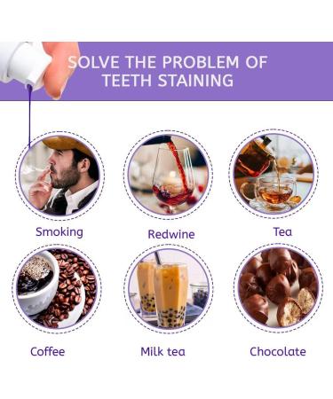 Purple Tooth Whitening Toothpaste | V34 Color-Corrected Formula | Pain-Sensitive Teeth | 30ml Booster - Buy Online on GoSupps.com