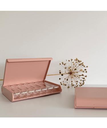 24/7 MEDICASE Danish Design Pill Box for 7 Days - Dust Rose | Perfect for Small Pill Dosages | International Shipping Available - Buy Online on GoSupps.com