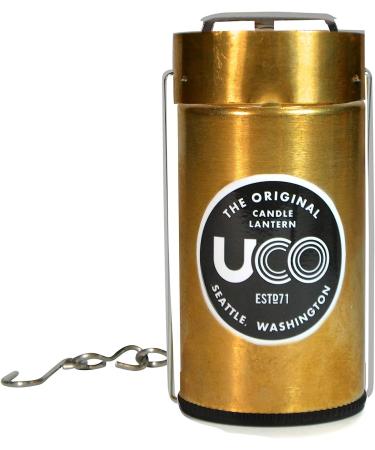UCO Original Collapsible Candle Lantern - Polished Brass | High-Quality Outdoor Lighting - Buy Online on GoSupps.com