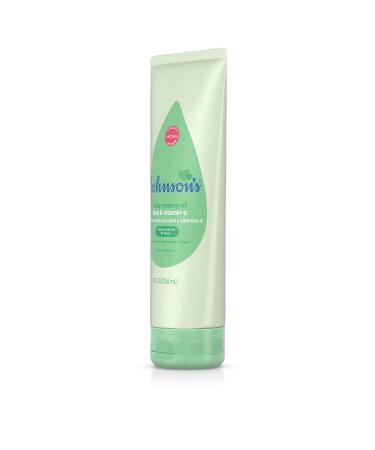 Johnson's Baby Creamy Oil Aloe & Vitamin E 8 fl. oz (236 ml) - Pack of 2 - Buy Online on GoSupps.com
