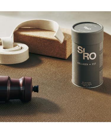 QS Supplements Siro collagen fit hydrolyzed powder high dose collagen peptides 15 mg vitamin C vitamin D calcium and manganese - Buy Online on GoSupps.com