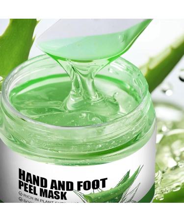 Masque exfoliant l'aloe vera pour les mains et les pieds masque exfoliant pour les mains craquel es s ches et vieillissantes | Masque de cire hydratant pour les mains craquel es s ches et - Buy Online on GoSupps.com