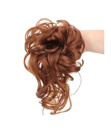 Messy Bun Hair Piece for Women Pieces Curly Chignon Donut Scrunchie for Women Messy Bun Hair Piece Synthetic Tousled Updo Hair Buns Extension Elastic Hair Band Hair Fake Hair Accessories for Women 30