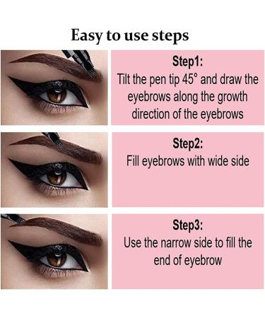 Multi-Used Waterproof Eyebrow Beard Filling Pen Kit for Man Woman Long Lasting Easily Create Natural Eyebrow Makeup - Buy Online on GoSupps.com