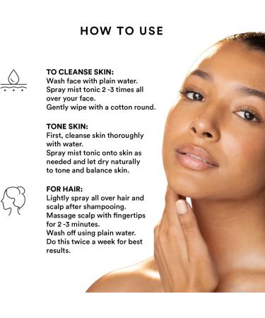 Wow Skin Science Apple Cider Vinegar Facial Toner - Natural Face, Hair & Body Mist - Hydrating Rose Water Spray - 6.8 OZ - Buy Online on GoSupps.com