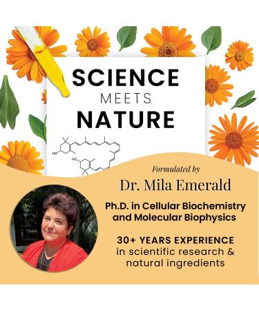 Triple Infused Herbal Oil by Dr. Emerald - Multi-Use Oil for Face Body Hair Growth & Nails - Anti-Aging Hydrating Sensitive Skin - 1 oz Calendula - Buy Online on GoSupps.com