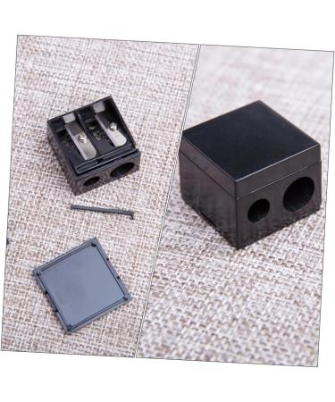 FOMIYES 12 Pcs Pencil Sharpener Eyebrow Sharpener Dispenser Liner Lipstick Pen Stainless Steel Make up Miss Blackx2pcs 3.2x3.2cmx2pcs - Buy Online on GoSupps.com