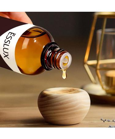 Lush Leather Fragrance Oil ESSLUX 100ml 3.3 oz Large Single Scented Oils Aromatherapy Essential Oils for Home for Diffuser Massage Soap Candle Making Scents - Buy Online on GoSupps.com