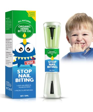 Nail Biting Treatment for Kids  Natural Nail Biting Treatment for Adults  Thumb Sucking Stop for Kids  Bitter-Taste with Plant-Extract  Nail Care 0.35 Fl Oz (Pack of 1)