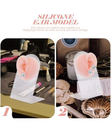 Piercing Kit Jewelry Tools | Silicone Ear Model for Ear Piercing Set | Reusable Fake Ears Necessities - 11.5x7.5cm - Buy Online on GoSupps.com