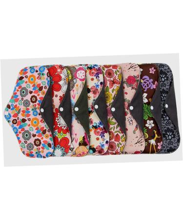 HAPINARY Washable Towel Reusable Menstrual Pads Portable Towel Maternity Napkin Bamboo Charcoal Cotton Mother Mama Pads Cloth Towel Cloth Menstrual Pads - Buy Online on GoSupps.com