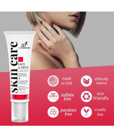 Artnaturals Face & Neck Firming Cream - Anti Aging Moisturizer for Neck & D collet - For Tightening & Lifting Sagging Skin - Antiwrinkle Reduces Fine Lines w/Vitamin C & Hylauronic Acid - 1.7 Fl - Buy Online on GoSupps.com