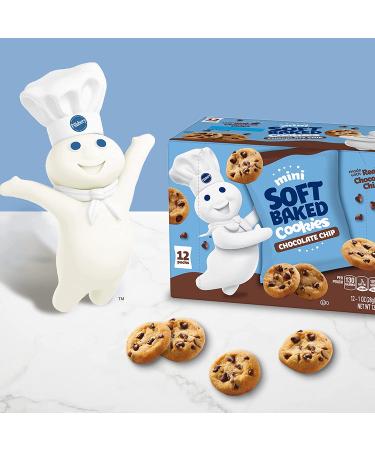 Pillsbury Mini Soft Baked Chocolate Chip Cookies - 12 ct Snack Bags - Buy Online on GoSupps.com